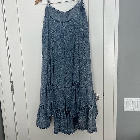 OH Jeans Pants - BoHo Palazzo style Pants Large